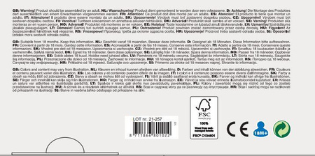 Joueco The Wildies Family Drewniany chodzik pchacz