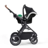 Kinderkraft B-Tour Mink Pro Wózek Głęboko-Spacerowy + Fotelik 0-13 kg Zestaw 3w1 Dark Grey