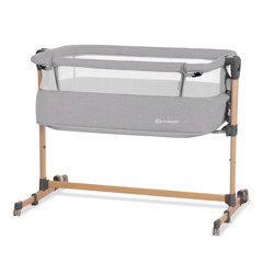 Kinderkraft Neste Air Łóżeczko Dostawne Grey Wood