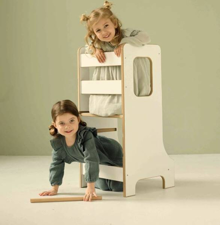 Baby Wood Slim M Kitchen Helper Biały 