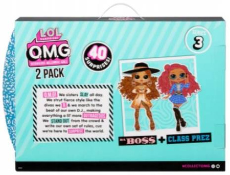 L.O.L LOL Surprise OMG Seria 3 DaBoss Class 2 Lalki 2pack