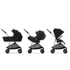 Cybex Melio  Wózek Głeboko-Spacerowy Magic Black + Cloud G I-Size