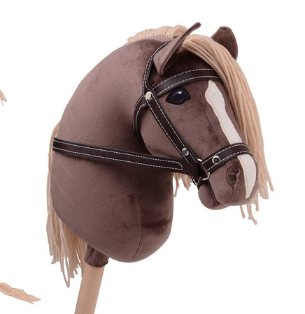 Holly Hobby Horse koń DELUXE na kiju 80cm braun