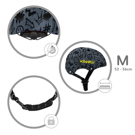 Kidwell Orix Plus Kask Ochronny Graffit M