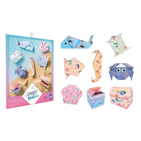 Janod Zestaw kreatywny do tworzenia origami Magiczny ocean 7+