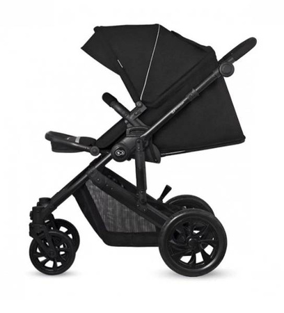 Kinderkraft Prime Lite Wózek Głeboko-spacerowy 3w1 Deep Black