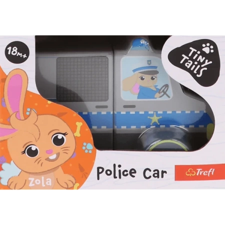 Trefl Zabawka Drewniana Magnetic Vehicle Police