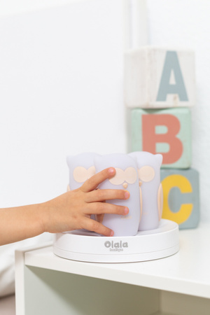 Olala Boutique Zestaw 3 Lampek Nocnych LED Sowy