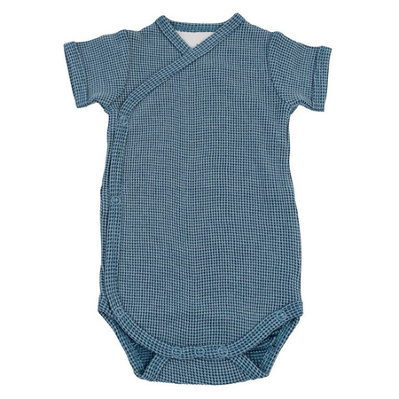 Lodger Body kopertowe niemowlęce krótki rękaw bawełniane niebieskie Ciumbelle Dragonfly r. 62