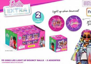 Barbie LED Brokatowa Piłka Mix Wzorów i Kolorów