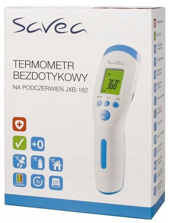 Savea Termometr Bezdotykowy JXB-182