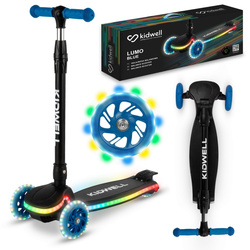 Kidwell Led Lumo Hulajnoga Trójkołowa Blue