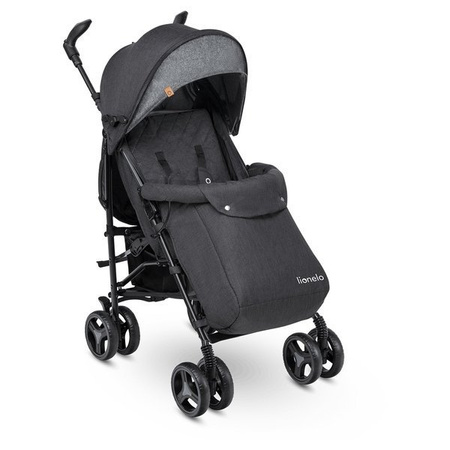 Lionelo Irma Wózek Spacerowy  Black/Dark Grey