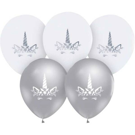 Godan Balon Dekoracyjny 12" Jednorożce 5 szt