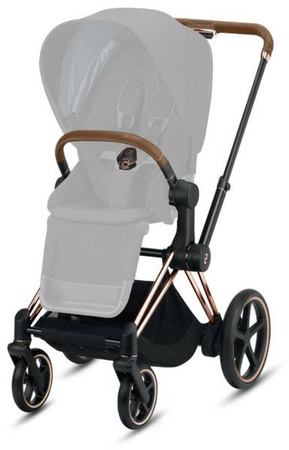 Cybex e-Priam 4.0 Rama ze Stelażem Siedziska + Tapicerka Wózek Spacerowy Jewels of Nature