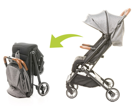 4BABY Twizzy Wózek Spacerowy XXII Dark Grey