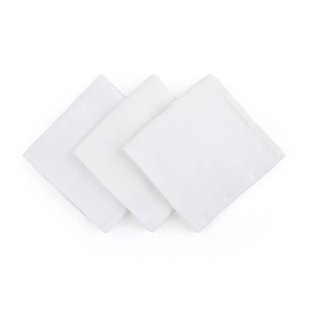 Petite&Mars Zestaw Pieluszek z Muślinu Bambusowego 3 szt. Moussy Total White 