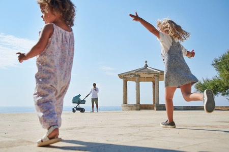 Easywalker Harvey 2 Wózek głęboko-spacerowy (zawiera stelaż, siedzisko z budką i pałąkiem)  Ocean Blue