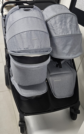 [OUTLET] Mast M.Twin x Wózek Bliźniaczy Glacier Lake