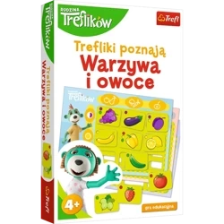 Trefl Gra Planszowa Rodzina Treflików Trefliki Poznają: Warzywa i Owoce