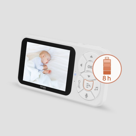 Lionelo Babyline 3.4 Care Niania Elektroniczna White