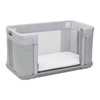 Chicco Next2Me Forever Łóżeczko Dostawne 3w1 do 22kg Ash Grey + Prześcieradło 2szt Pink Pois