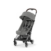 Cybex Coya Wózek Spacerowy Rama Chrome Mirage Grey + Cybex Coya Moskitiera Black