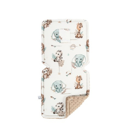 Bonjour Cherie Bambusowa Wkładka do wózka Duża Safari