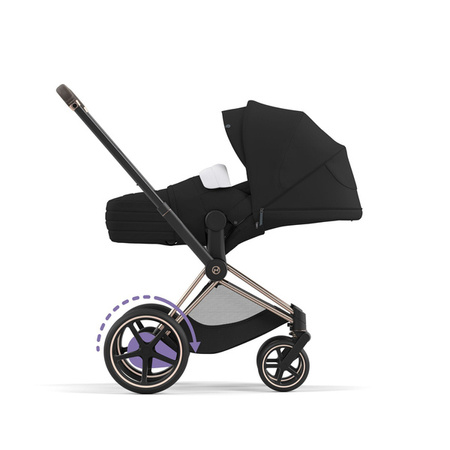 Cybex e-Priam 3.0 Rama w Zestawie ze Stelażem Siedziska Rosegold