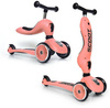 Scootandride Highwaykick 1 Jeździk i Hulajnoga 2w1 1-5 Lat + Scootandride Kask S-M Peach