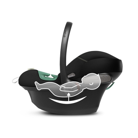 Cybex Aton S2 i-Size Fotelik Samochodowy 0-13kg Moon Black 2023 + Cybex Baza One Isofix