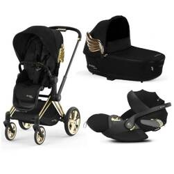 Cybex Priam 4.0 Wózek Głęboko-Spacerowy + Fotelik Samochodowy Cloud T 0-13kg Wings By Jeremy Scott