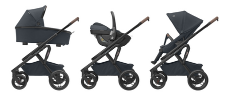 Maxi-Cosi Lila XP+ Wózek Spacerowy z Gondolą Essential Graphite