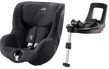 Britax Dualfix 3 I-Size Fotelik Samochodowy 0-18kg + Baza Flex Base 5Z Fossil Grey - GreenSense