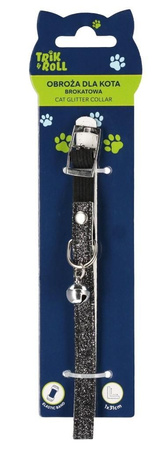 Trik&Roll Obroża dla Kota Brokatowa Dzwonek 