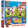 Trefl Psi Patrol Puzzle + Memos 2w1 Psia Ekipa w Akcji