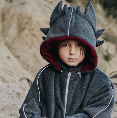 Patulove Ponczo Samochodowe Dragon Baby Rozmiar S 0-2/3 Lat