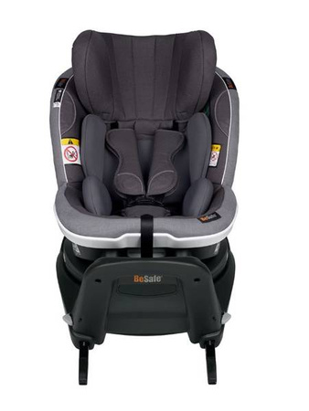 BeSafe Izi Turn M i-Size Fotelik Samochodowy Obrotowy 0-18 kg Metaliczny Melange 02