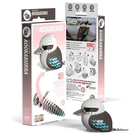 Eugy Eko 3D Układanka Ptak Kukabura