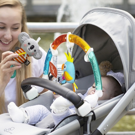 Benbat Łuk sensoryczny z zabawkami do wózka i fotelika - koala