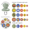 Taf Toys Puzzle Magnetyczne A Kuku Gra Rozwojowa z Łapaczem Magnesów