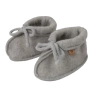 Zaffiro Buciki dziecięce wełna premium 0-6m Grey