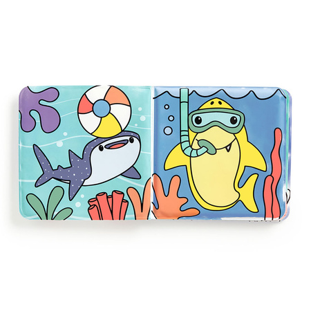 Mudpuppy Magiczna książeczka do kąpieli Kąpiel rekinów