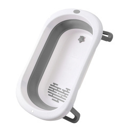 Babyhood BH-326GW Składana Wanienka Dziecięca Comfort Szara