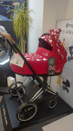 [OUTLET] Cybex e-Priam 4.0 Rama ze Stelażem Siedziska + Gondola Wózek Głęboki Petticoat by Jeremy Scott
