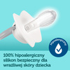 Canpol Babies Smoczek Silikonowy Symetryczny Bonjour Paris 0-6m 2szt. 22/647_blu Boy