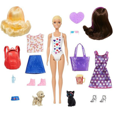 Barbie Lalka Kolorowa Maksiniespodzianka Ast. GPD54 - GPD56 GPD56
