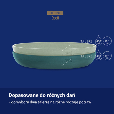 Lovi Talerzyki Dla Niemowląt Pistachio 2 Szt. 21/530 Pistachio