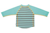 Lassig, Koszulka do pływania z długim rękawem Striped aqua, UV 50+