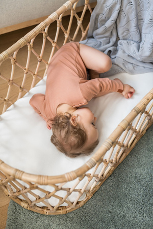 Puuki Prześcieradło Do Gondoli Wózka 35x75cm Śmietanka